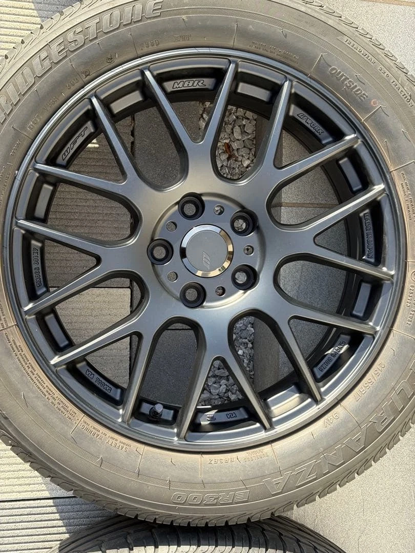 JDM Used Work Emotion EMT-M8R 17-inch wheels 4-piece set No Tires - Image 4