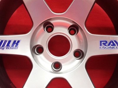 JDM Forging lightweight 1Pcs8.3kg VOLKRACING TE37 Used Aluminum Wheel No Tires - Image 9