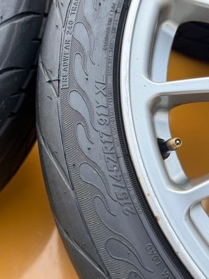 JDM Genuine Mitsubishi Lancer Evolution 6 Subaru STI OZ Racing 17-inch No Tires - Image 4