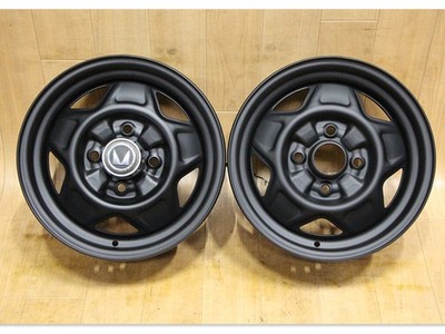 JDM B875: Out-of-print Mitsubishi TOPY wheels with iron 14x5J+24 wheel No Tires