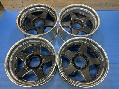 JDM Deep rim WEDS MADSTEIN wheels 1717X9J -15/-40 PCD 139.7/6H used 4B No Tires