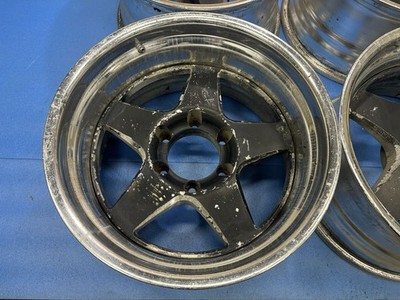 JDM Deep rim WEDS MADSTEIN wheels 1717X9J -15/-40 PCD 139.7/6H used 4B No Tires - Image 2