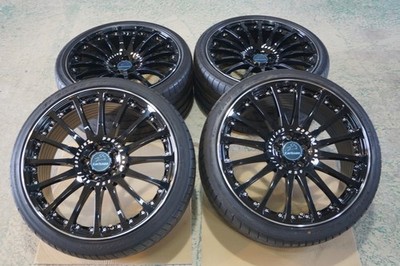 JDM Used Tire and Wheel Set 245/35R20 275/30R20 Carlson 1/16 RSF GT 20 No Tires