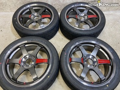 JDM Forged RAYS TE37 Sonic SL 16-inch wheels 7J+47 4-hole PCD100 with No Tires