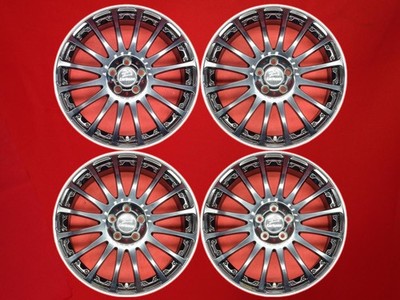 JDM Carlsson 1/16 RSR GT Used Wheels 4-Book 8J 19-inch PCD 112 5-hole No Tires