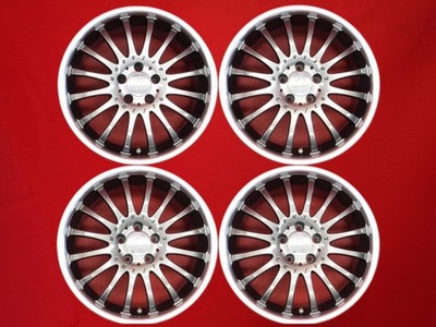 JDM Carlsson CR 1/16 Used Wheels 4-Book 8.5J 18-inch PCD 112 5-hole +4 No Tires