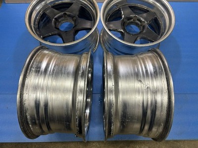 JDM Deep rim WEDS MADSTEIN wheels 1717X9J -15/-40 PCD 139.7/6H used 4B No Tires - Image 7