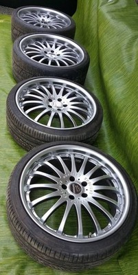 JDM Aluminum Wheel and Tire 4-Wheel Set (No Tires)