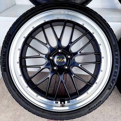 JDM RZA black mesh wheels for Alphard and Vellfire. (No Tires) - 画像 (2)