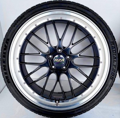JDM RZA black mesh wheels for Alphard and Vellfire. (No Tires) - 画像 (5)