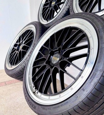 JDM RZA black mesh wheels for Alphard and Vellfire. (No Tires) - 画像 (6)