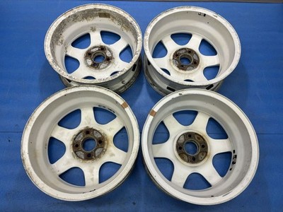 JDM Rare YOKOHAMA AVS 16-inch wheels 16x6JJ +40 PCD 100/4H used. Fits (No Tires) - 画像 (6)