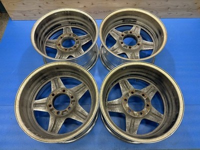 JDM Deep rim WEDS MADSTEIN wheels 1717X9J -15/-40 PCD 139.7/6H used 4B No Tires - Image 8