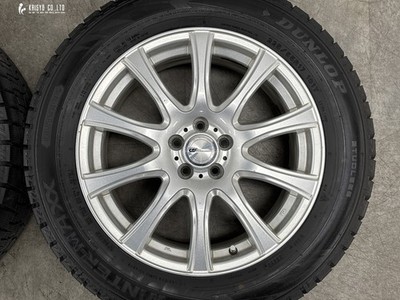 JDM Excellent TreadWeds LAUFBAHN 17in 7J +48 PCD100 dunlop Winter Maxx (No Tires) - 画像 (4)
