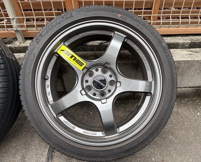 JDM AME TRACER GT-V 17-inch Tire and Wheel Set 4-Book No Tires - 画像 (2)