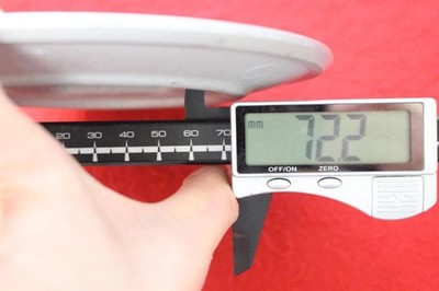JDM 1 sheet OZ Racing aftermarket used wheel center plate center cover (No Tires) - 画像 (10)