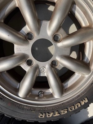 JDM 13-inch 5J 40 Watanabe wheel and tire set 4-piece set No Tires - 画像 (3)