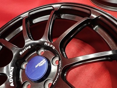 JDM Forging lightweight 7.6kg 1 pc Advan Racing RZ-F2 used wheels 4Boo (No Tires) - 画像 (10)