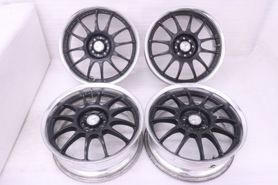JDM 50-1414WORK 17x6J+44/17x6.5J+38 4-hole PCD 100 Wheels for Toyota Q No Tires