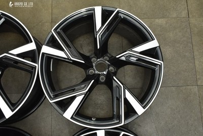 JDM Rare Genuine Audi RS6 Avant 22in 10.5J +19 PCD112 4-Wheel Set Part (No Tires) - 画像 (6)