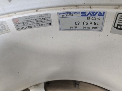 JDM RAYS VR.G2 8J +45 9J +50 R18 PCD120 BMW Rays VR.G2 9J 8J R18 Rays (No Tires) - 画像 (7)