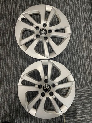 JDM Toyota silver 5-spoke wheel caps (No Tires)