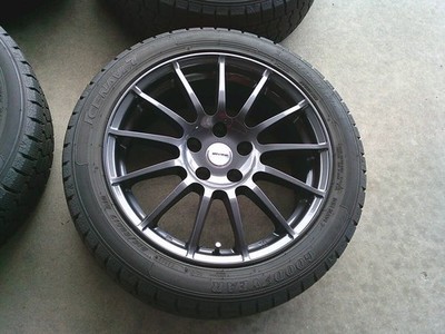 JDM Excellent Condition Studless Tire SetWeds IRVINE F01 17-inch Tire (No Tires) - 画像 (3)