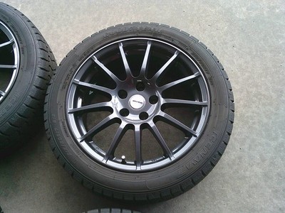 JDM Excellent Condition Studless Tire SetWeds IRVINE F01 17-inch Tire (No Tires) - 画像 (4)