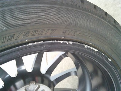 JDM Excellent Condition Studless Tire SetWeds IRVINE F01 17-inch Tire (No Tires) - 画像 (8)