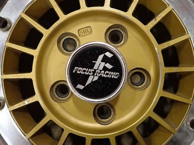 JDM 4-Book Set Corporate Address 14x6.5J Focus Racing Aluminum 5-Lug P No Tires - Image 6