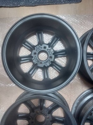 JDM Black Racing PCD100 4-hole 6.0J Eight-spoke wheels for Kei cars sm (No Tires) - 画像 (10)