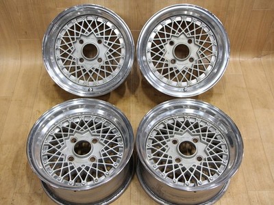 JDM B785 Deep Rim Rare Old Car Rare RAYS VOLK RACING 3-Piece Wheels 14 No Tires