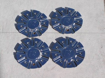 JDM Discontinued F5 chrome wheel center caps 4 pieces No Tires