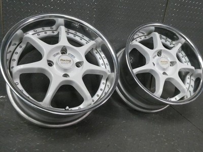 JDM Enkei RS Evolution 8J-16 PCD114.3 ET38 white Silvia 180SX Integra (No Tires)