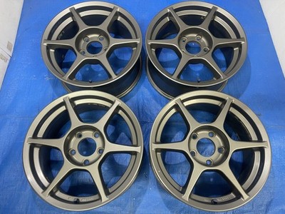 JDM Rare out-of-print Bar D Club P1 Racing 16_7J+35 114.3/5H wheels fo (No Tires)