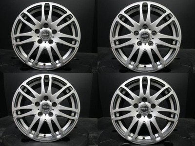 JDM BRANDLE SG-E 6.5J-16+53 114.3 wheels with polished Bridgestone Zac No Tires - Image 2