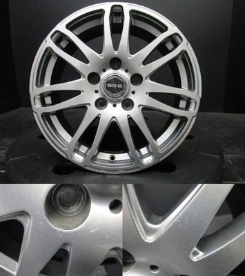 JDM BRANDLE SG-E 6.5J-16+53 114.3 wheels with polished Bridgestone Zac No Tires - Image 5