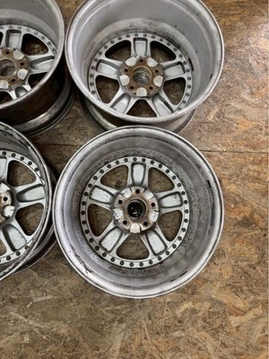 JDM Rare PANA SPORTS G7 C5C 17x9J +15 9.5J +21 PCD114.3 5-hole 5H Out o (No Tires) - 画像 (10)