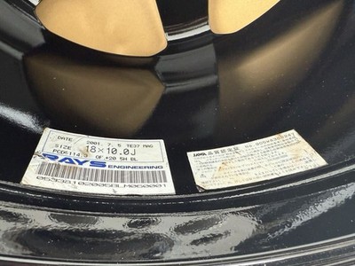 JDM Rays TE37 MAG Magnesium forging 1810j+20 5-hole PCD114.3 Refurbish (No Tires) - 画像 (5)