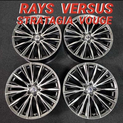 JDM 20RAYS VERSUS STRATAGIA VOUGE 20x8.5J 5/114.3 +38 DR Black Moiblee (No Tires)