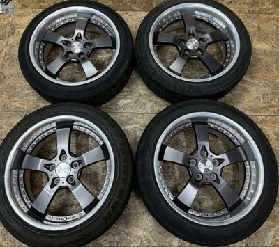 JDM RareZAUBER GETTIN 189J+38 10J+41 PCD114.3 5-hole 5H Deep Rim Out o No Tires