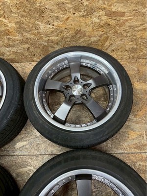 JDM RareZAUBER GETTIN 189J+38 10J+41 PCD114.3 5-hole 5H Deep Rim Out o No Tires - Image 4