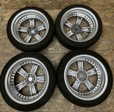 JDM RareZAUBER GETTIN 189J+38 10J+41 PCD114.3 5-hole 5H Deep Rim Out o No Tires - Image 6