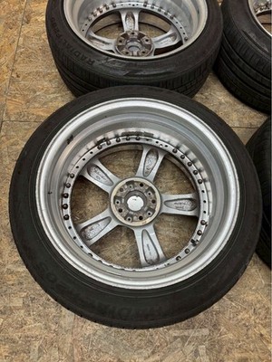 JDM RareZAUBER GETTIN 189J+38 10J+41 PCD114.3 5-hole 5H Deep Rim Out o No Tires - Image 7