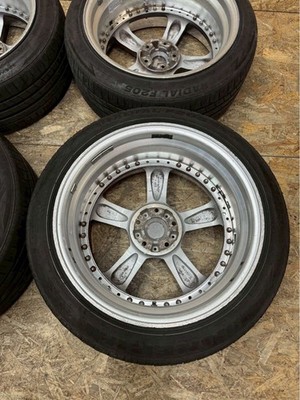 JDM RareZAUBER GETTIN 189J+38 10J+41 PCD114.3 5-hole 5H Deep Rim Out o No Tires - Image 10