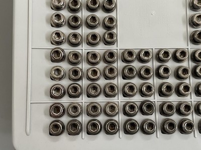 JDM RAYS NISMO LMGT1 96' limited Genuine Black Pierce Bolts & Nuts 144 (No Tires) - 画像 (6)