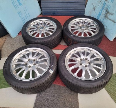 JDM WALD Portofino 18-inch 8J +35 PCD 114.3 wheels (No Tires)
