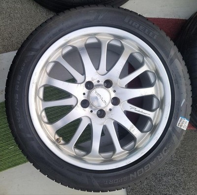 JDM WALD Portofino 18-inch 8J +35 PCD 114.3 wheels (No Tires) - 画像 (2)