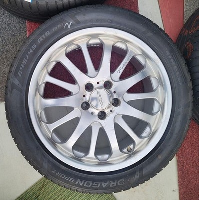 JDM WALD Portofino 18-inch 8J +35 PCD 114.3 wheels (No Tires) - 画像 (3)