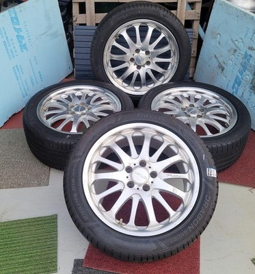 JDM WALD Portofino 18-inch 8J +35 PCD 114.3 wheels (No Tires) - 画像 (6)